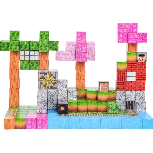 Set of Magnetic Cubes, Blocks, 200 pcs.