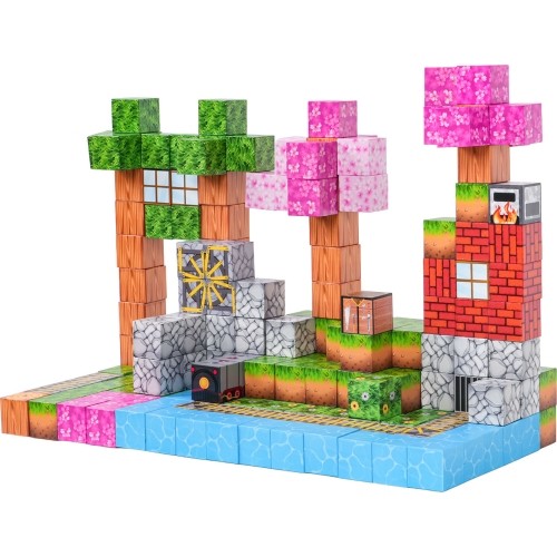 Set of Magnetic Cubes, Blocks, 200 pcs.