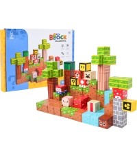 Set of Magnetic Cubes, Blocks, 84 pcs.