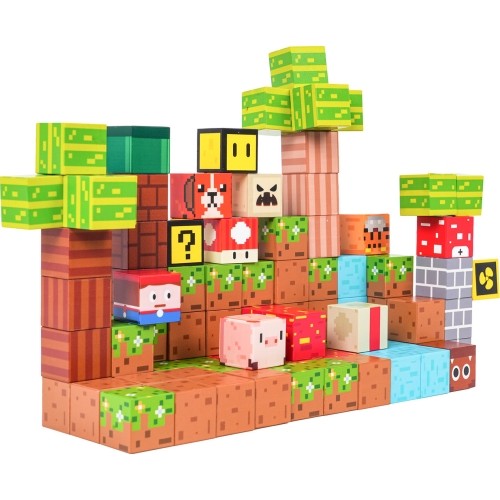 Set of Magnetic Cubes, Blocks, 84 pcs.