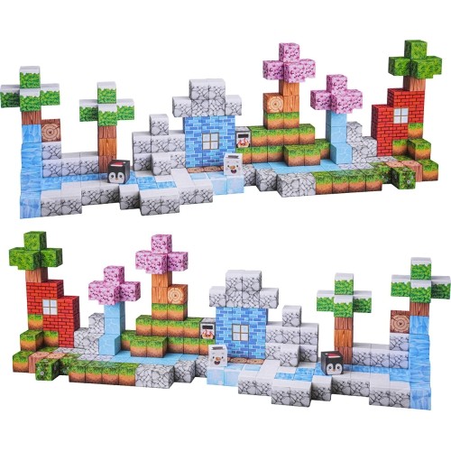 Set of Magnetic Cubes, Blocks, 384 pcs.
