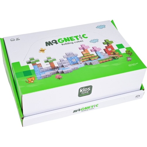 Set of Magnetic Cubes, Blocks, 384 pcs.