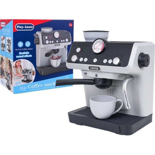 Coffee Maker Gray with Light and Sound Function