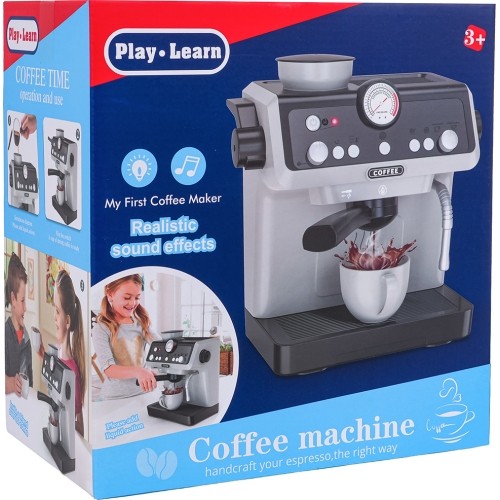 Coffee Maker Gray with Light and Sound Function