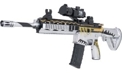 Karabinek M416 szary na kulki wodne + akcesoria