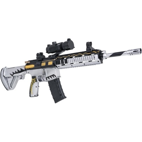 Karabinek M416 szary na kulki wodne + akcesoria