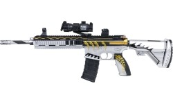 Karabinek M416 szary na kulki wodne + akcesoria