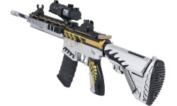 Karabinek M416 szary na kulki wodne + akcesoria