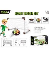 Goal + Ball for indoor games with illumination