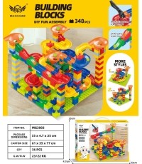 Set of coloured bricks Track Ball 348el.