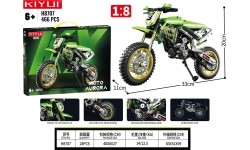 Motocykl zielony 466 el.