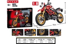 730el Red Motorcycle Brick Set.