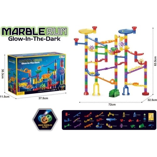Glow in the Dark Ball Track 118pcs.