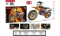 Klocki konstrukcyjne Motocross, 475 elementów