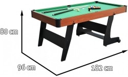 Pool table 6 FT 182x96cm