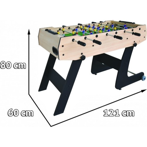 Football table 121x61x81 Folding Wood