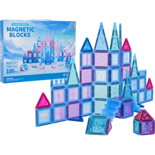 ICE SNOW Magnetic Blocks Set 100pcs.