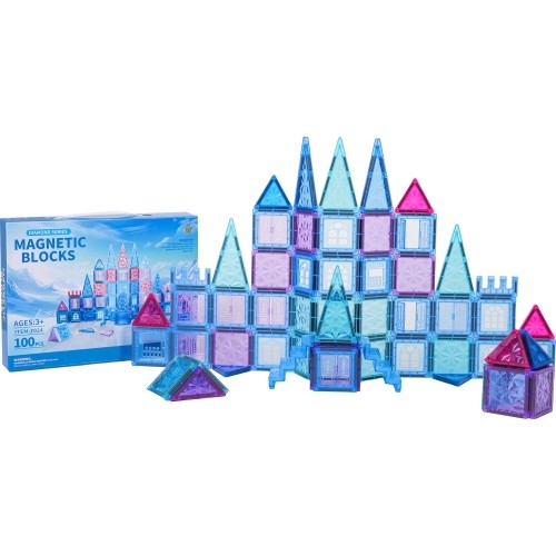 ICE SNOW Magnetic Blocks Set 100pcs.