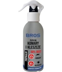 Środek na komary i kleszcze Bros Deet, 130 ml