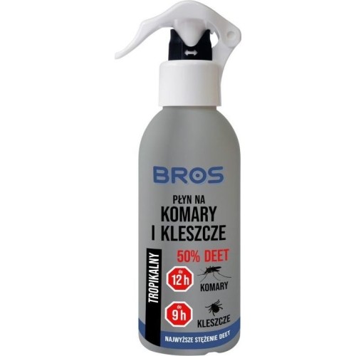 Środek na komary i kleszcze Bros Deet, 130 ml