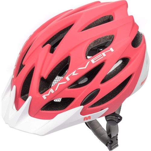 Kask rowerowy Meteor Marven - Coral || White