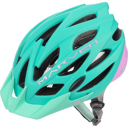 Kask rowerowy Meteor Marven - Różowy/Miętowy