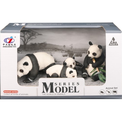 Panda Figurine Set