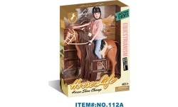 Doll with Horse + Accessories Set