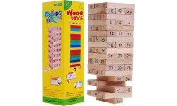 Duża drewniana Jenga