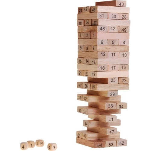 Duża drewniana Jenga