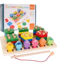 Wooden Puzzle + Fishing