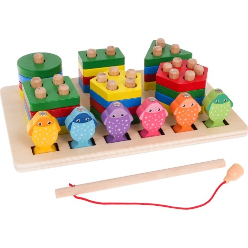 Wooden Puzzle + Fishing