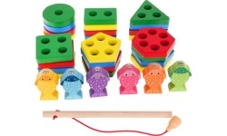 Wooden Puzzle + Fishing