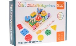Wooden Puzzle + Fishing