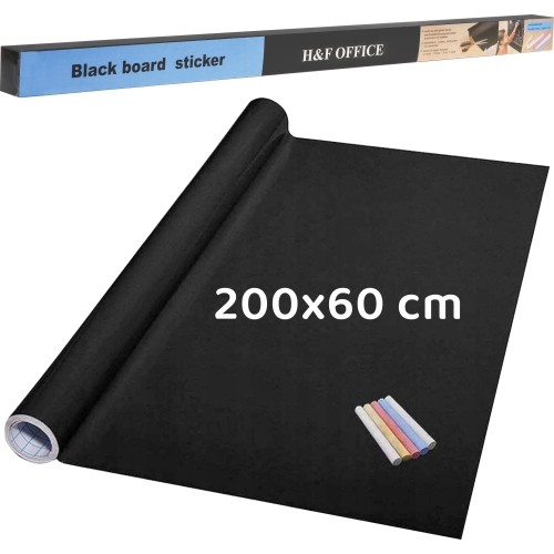 Self-adhesive chalkboard 200x60cm