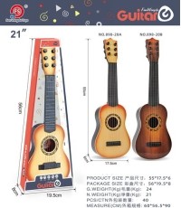 Gitara klasyczna, ciemnobrązowa