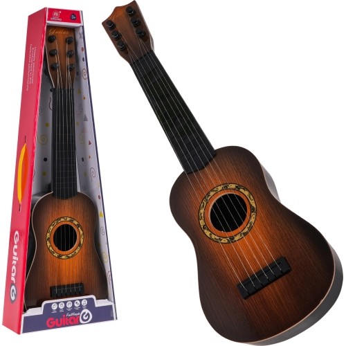 Gitara klasyczna, ciemnobrązowa