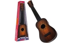 Gitara klasyczna, ciemnobrązowa