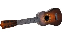 Gitara klasyczna, ciemnobrązowa