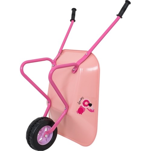 Little Gardener's Set with Wheelbarrow Pink
