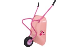Little Gardener's Set with Wheelbarrow Pink