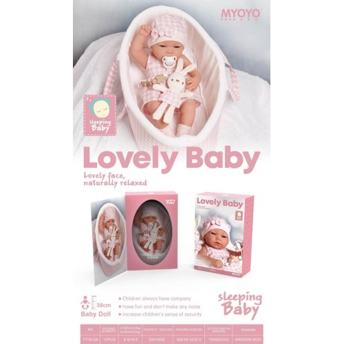 Baby Doll in Pink Carrier