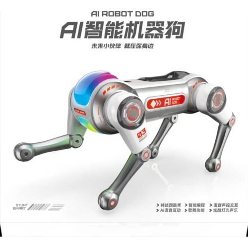 Zdalnie sterowany robot AIDOG z funkcją świetlną