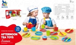 Zestaw kuchenny MEGA z naczyniami i akcesoriami, 37 el.