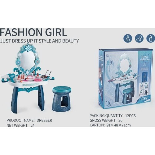 Ice Dressing Table for a Princess + Accessories