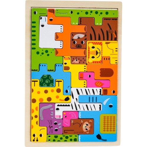 Wooden Animal Puzzle Set