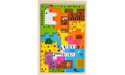 Wooden Animal Puzzle Set