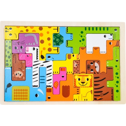 Wooden Animal Puzzle Set