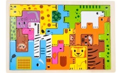 Wooden Animal Puzzle Set