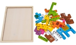 Wooden Animal Puzzle Set